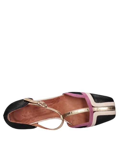 Décolleté slingback in pelle modello Volai42 CHIE MIHARA | VOLAI42 JEEPNERO-ORO-LECHE-ORCHIDEA